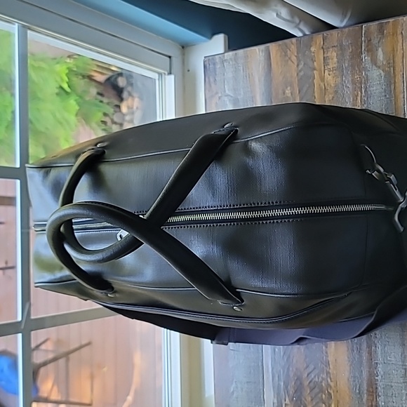 Jack Spade Textured Leather Weekender Duffle - Extra Large - Picture 4 of 16